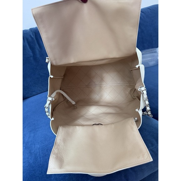 CHANEL Caviar Stitched Large Shopping ToteWhite Cream‎ - Picture 15 of 17